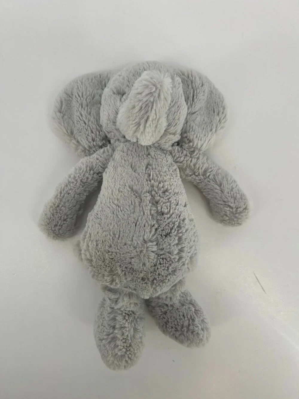 Jellycat London Bashful Elephant Light Gray Plush Stuffed Animal 12